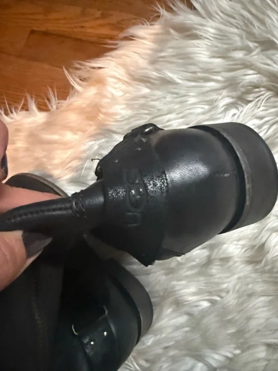 UGG Leather Moto Boots - Picture 4 of 10